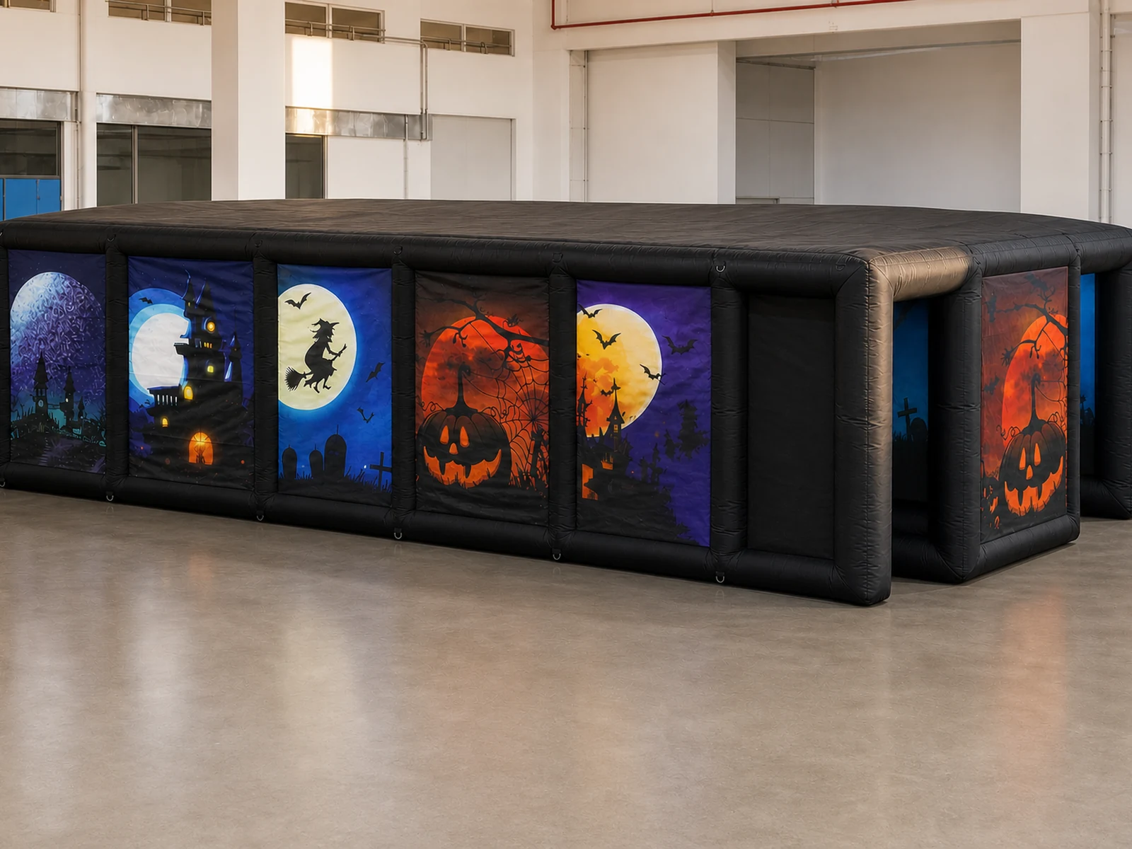 Commercial Inflatable Maze - Halloween Flat Roof - product view 1
